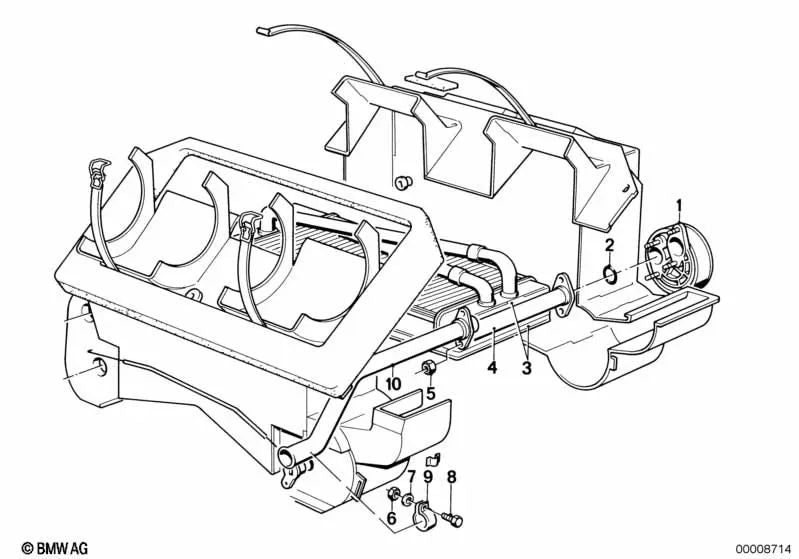 Parafuso escareado para BMW Série 3 E21, E30, E36, Série 5 E12, E28, E34, Série 6 E24, Série 7 E23 (OEM 07119902454). BMW original