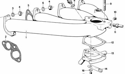 Conector para BMW E12 Serie 5 (OEM 11120543338). Original BMW