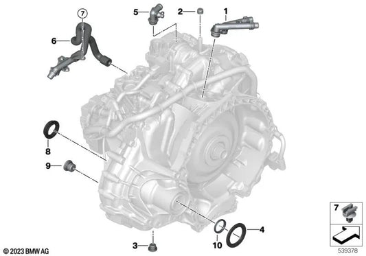 Suporte de conector de sinal para BMW Série 2 U06, X1 U11 (OEM 28009797838). BMW original