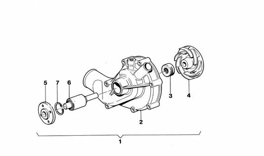 Sicherheitsring für BMW 3 E21 -Serie, E30, Serie 5 E12, E28, F90, G90, Serie 6 E24, Serie 7 E23, G70, Serie 8 F91, F92, F93, X5 F95, G05N, X6 F96, G06N, X7 G07N , XM G09 (OEM 07119934645). Original BMW