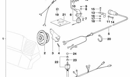 Tornillo metálico OEM 07119907948 para BMW E21, E30, E36, E46, E12, E28, E34, E39, E24, E23, E32, E38, E31, E53, Z3, E85, E86, E52. Original BMW.
