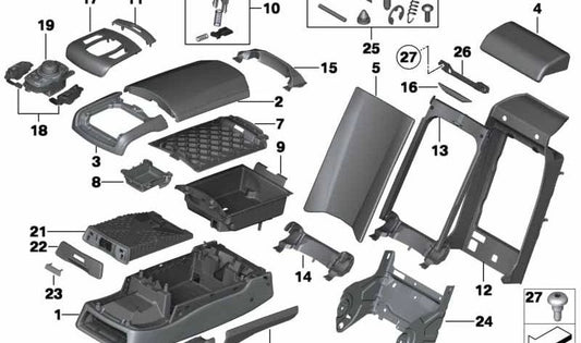 Audio Unit for BMW 7 Series F01, F02, F04 (OEM 65829187962). Genuine BMW