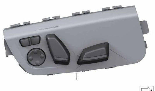 Linke Sitzeinstellung für BMW F21, F22, F23, F87, F32, F33, F82 (OEM 61319382467). Original BMW.