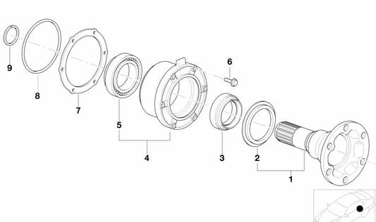 Cubierta protectora de polvo OEM 33131210737 para BMW E28, E24, E23, E32. Pieza original BMW.