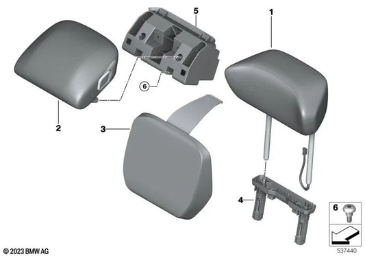 Cuscino di comfort per poggiatesta per BMW G70 (OEM 52205A3F2A6). BMW originale