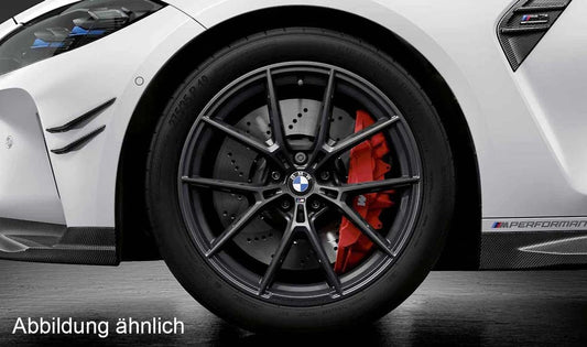 Set completo di pneumatici M performance M e pneumatici 963 con pneumatici BMW G80, G82, G83. BMW originale (OEM 36115A072C4).