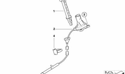 Notfallmechanismus OEM 24507590202 für BMW X5 E70 und X6 E71. Original BMW.