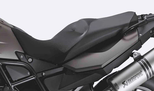Asiento confort corrido antracita/negro OEM 52538546377 para motos BMW F 650 GS, F 700 GS, F 800 GS. Original BMW Motorrad.