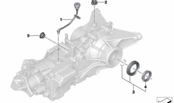Válvula de ventilación OEM 33108663987 para MINI 3/20, F40, F70, F44, F45, F46, U06, F74, F78, F48, U11, U12, F39, U10, F54, F60, U25. Original MINI.