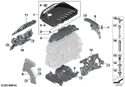 Cojinete de goma para BMW E81, E82, E87N, E88, F20, F20N, F21, F21N, F22, G87, E90, E91, E92, E93, F30, F31, F34, G20, G21, G80, G81, F32, F33, F36, G22, G23, G26, G82, G83, E60N, F07, F10, F11, G30, G31, F06, F12, F13, G32, F01, F02, G11, G12, G70, G14,