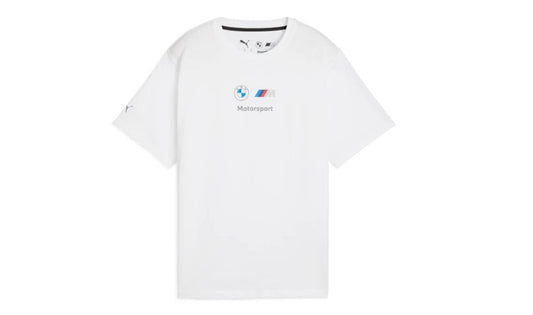 T-shirt MMS ESS+ Logo taille XL blanc pour BMW. Valable pour BMW.