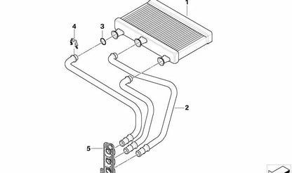Junta OEM 64116933923 para BMW E60, E61, E63, E64. Original BMW.