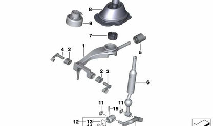 Varilla de cambio marchas OEM 25112283048 para BMW E90, E90N, E92, E92N, E93, E93N. Original BMW.