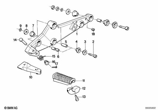 Bague OEM 46711451942 pour motos BMW K75, K1, K100, R65, R80, R100... et plus. BMW Motorrad d'origine.