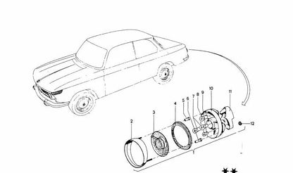 Cubierta derecha para BMW (OEM 63218454161). Original BMW