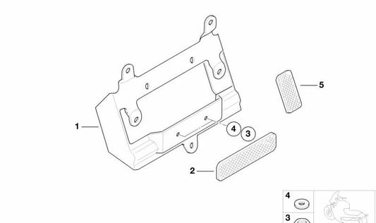 Tuerca hexagonal OEM 07129906098 para BMW Motorrad K100, K1, R4, R6, R45, R65, R65LS y coches BMW 3/20, 2000, 2002, E3, E21, E30, E12, E32, E65, E66, E31. Original BMW Motorrad y BMW.
