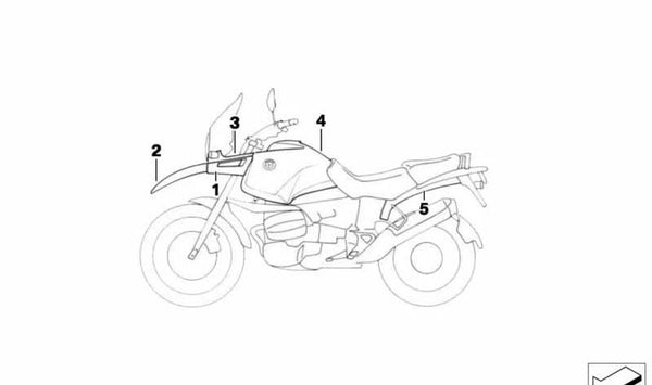 Depósito de gasolina de acero OEM 16112324870 para BMW Motorrad R2. Compatible con todos los modelos R2. Original BMW Motorrad.