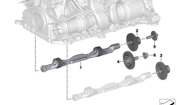 Tuerca hexagonal OEM 11277797952 para BMW E81, E82, E87, E88, F20, F21, F40, F22, F23, F44, F45, F46, E90, E91, E92, E93, F30, F31, F34, G20, G21, F32, F33, F36, E60, E61, F07, F10, F11, G30, G31, G32, G11, G12, E84, F48, F39, E83, F25, G01, F26, G02
