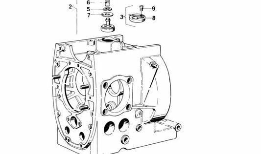 Muelle presión motor OEM 11111251228 para BMW Motorrad R50, R60, R75, R100, R100/7, R100 CS, R100 RS. Original BMW.