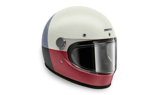 Casco moto estilo retro Grand Racer OEM 76317922211 para BMW Motorrad R nineT, R18 y modelos Heritage. Perfecto diseño clásico con detalles premium. Original BMW Motorrad.