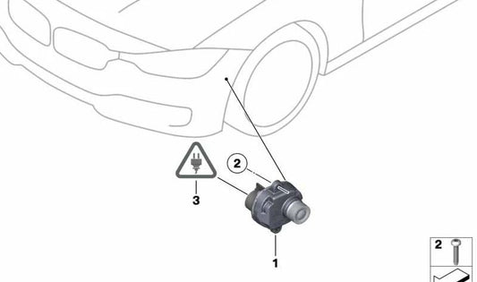 OEM side chamber wiring 61119344285 for BMW F34 and F33. Original BMW.