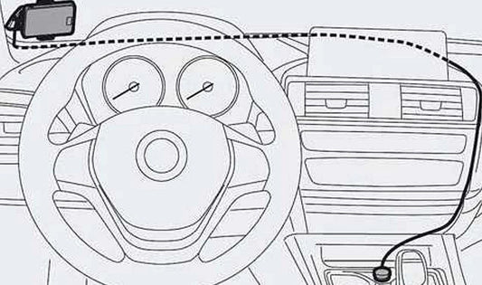 Adaptador de alimentación para navegador portátil OEM 65412346596 para BMW E81, E82, E87, E88, F20, F21, F22, F23, F45, F46, E46, E90, E91, E92, E93, F30, F31, F34, F35, F80, F32, F33, F36, F82, F83, E39, E60, E61, F07, F10, F11, F18, F01, F02, F04