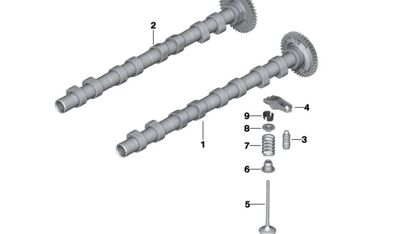 Abgaswelle OEM 11318575436 für BMW E81, E82, E87, E88, E90, E91, E92, E93, E60, E61, E84, E83. Original BMW.