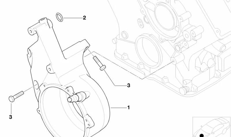 Junta tórica OEM 11162248212 para BMW E38 740d y E65 740d. Pieza original BMW, ideal para sistema motor/generador. Dimensiones 13x3 mm.