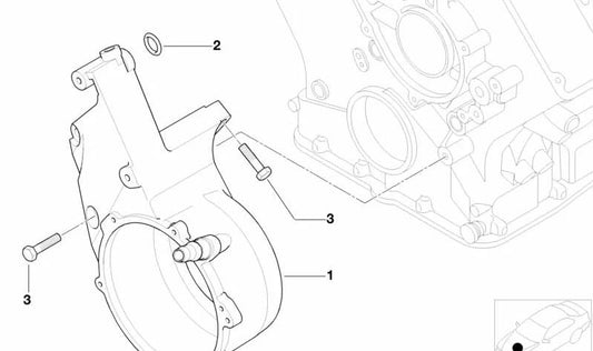 Junta tórica OEM 11162248212 para BMW E38 740d y E65 740d. Pieza original BMW, ideal para sistema motor/generador. Dimensiones 13x3 mm.