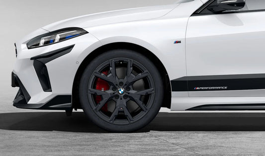 Juego de ruedas de invierno completo M Performance Y-Spoke 976 OEM 10026530B para BMW F70. Con llantas de 19" y neumáticos Hankook Winter i*cept evo3. Original BMW.