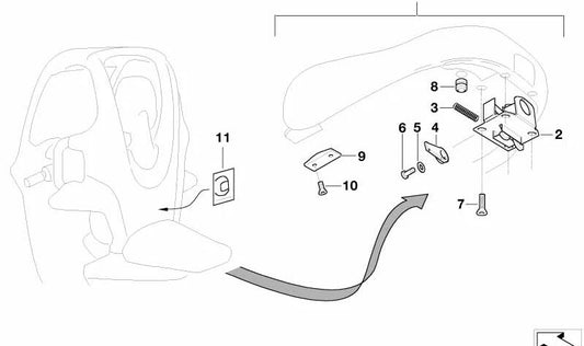 Vite a testa svasata M6X20-8.8 OEM 07119903594 per BMW Motorrad R1200GS, C1... e altro ancora. BMW Motorrad originale.