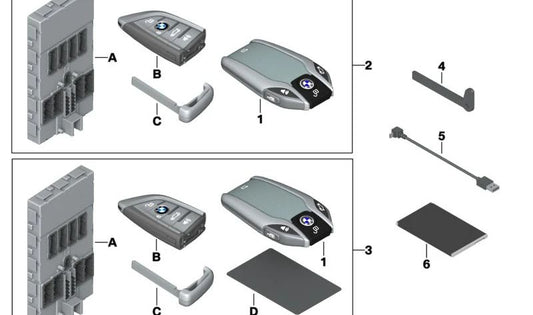 Batteria di sostituzione OEM 66129442977 per BMW G20, G21, G28, G80, G22, G23, G26, G82, G83, F90, G30, G31, G38, G32, G11, G12, F91, F92, F93, G14, G16, G16, G01, G08, F97, G02, F98, G05, G18, F95, G06, F96, G07, I12, I15. BMW originale.