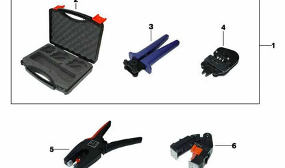 Wire stripping pliers "MultiStrip 10" OEM 83302221122 for BMW Motorrad {CK07, K08, K09, K17, K18, K19, C1, C1N, FK14, K70, K71, K72, K73, K75, K80, K81, K82, K83, K84, GK02, K03, R13, KK40, K41, K43, K44, K48, K61, RK21, K22, K23, K25, K26, K27, K28,