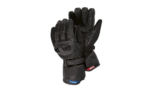 Guantes moto impermeables GORE-TEX 2en1 Tenda unisex OEM 76215B3D0A7 para BMW Motorrad {todos los modelos}. Con visor, compatibles con pantalla táctil. Original BMW Motorrad.