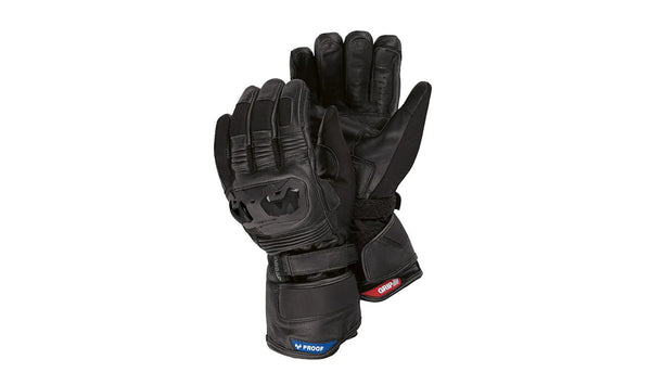 Guantes moto impermeables GORE-TEX 2en1 Tenda unisex OEM 76215B3D0A7 para BMW Motorrad {todos los modelos}. Con visor, compatibles con pantalla táctil. Original BMW Motorrad.
