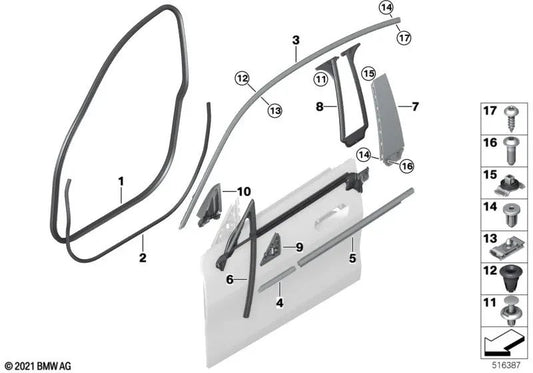 Você leu à esquerda Rahmen para BMW G26 (OEM 51337482991). BMW original.
