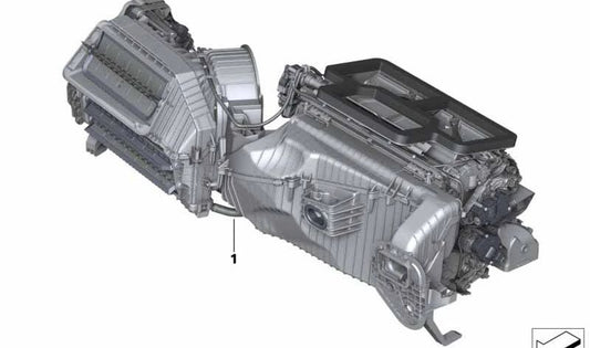 Carcasa distribuidor de aire acondicionado OEM 64119382878 para BMW G20, G20N, G21, G21N, G01, G01N, G02, G02N, G22, G22N, G23, G23N, G26, G26N. Original BMW.