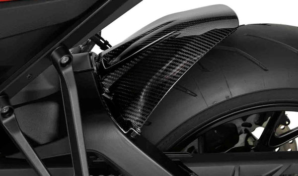 Cubre rueda trasero HP Carbon OEM 77318546482 para motos BMW S 1000 RR, HP4, S 1000 R. Original BMW Motorrad.