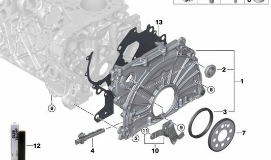 Metal Board OEM 11148575873 for BMW G30, G31, G11, G12, G05, G06, G07. Original BMW.
