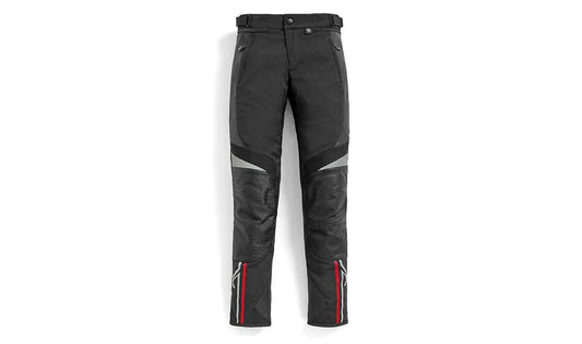 Pantalón XRide OEM 76111540240 para BMW Motorrad {R1250GS, F850GS, F750GS, S1000XR, R1200GS, G310GS, R nineT, K1600, F900XR, CE04, R18, C400X, C400GT}. Ropa de moto original BMW Motorrad con protecciones y ajuste deportivo.