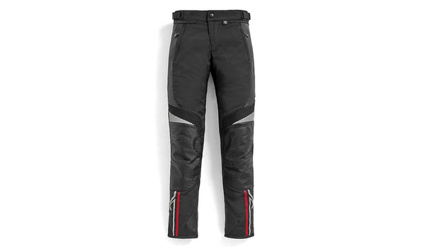 Pantalones XRide negros OEM 76111541532 para motos BMW Adventure y Tour. Original BMW Motorrad.