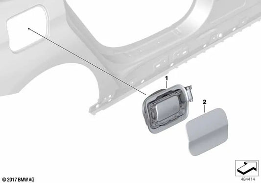 Abdecktopf for BMW G32, G32N (OEM 51177387928). Genuine BMW