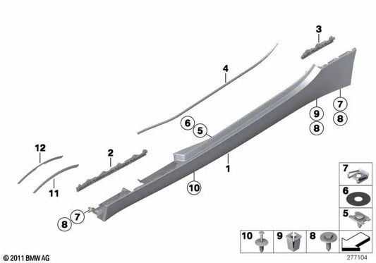 Película de proteção de pintura para BMW Série 5 F11, Z4 E89 (OEM 51777247902). BMW originais.