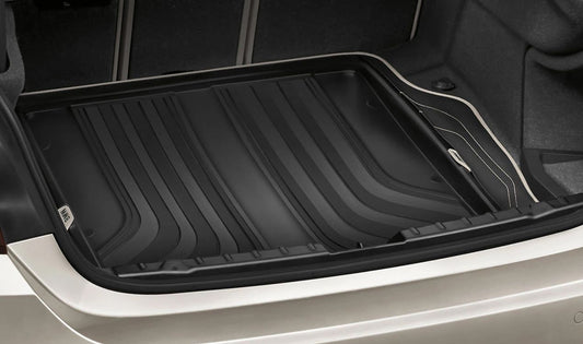 Alfombrilla moldeada maletero OEM 51472239936 para BMW F30, F80 M3, F32, F82 M4… y más. Original BMW.