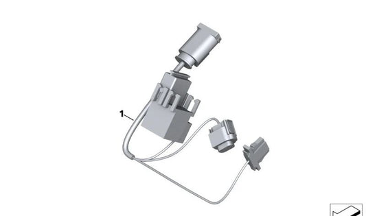 OM 61128555758 Módulo de controle remoto para os modelos BMW Motorrad R 1250 RT (RK52) 2018-2023. BMW Motorrad original.