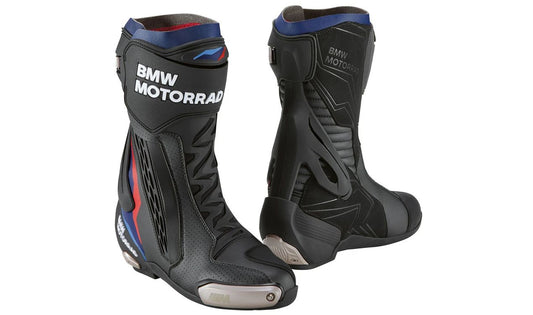 Boots M Pro Race Comp Dimensione nera 48 OEM 76228523079 per motociclette BMW. BMW MOTORAD originale.