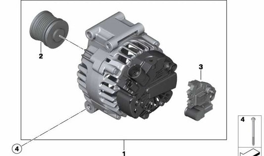 Tornillo ASA OEM 11287560445 para MINI R56, R56 LCI, Clubman R55, Cabrio R57, Coupé R58, Countryman R60... y más. Original MINI.