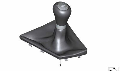 Illuminated Leather Gear Shift Knob for BMW 3 Series F80, 4 Series F82, F83 (OEM 25112284705). Original BMW