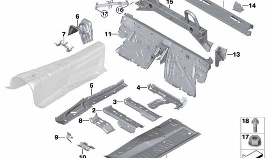 Sistema de protección antivuelco OEM 41127473528 para BMW Z4 (G29). Original BMW