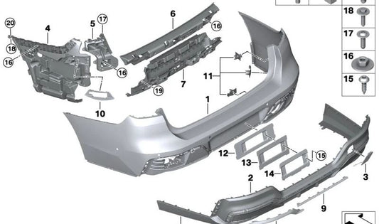 Modanatura laterale destra OEM 51125A3F66 per BMW G70 (I7 M70 XDRive). Compatibile con i modelli prodotti dal 07/2023 al 06/2029. BMW originale.